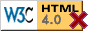 what you really thought this flashy colorful website was html4 compliant?